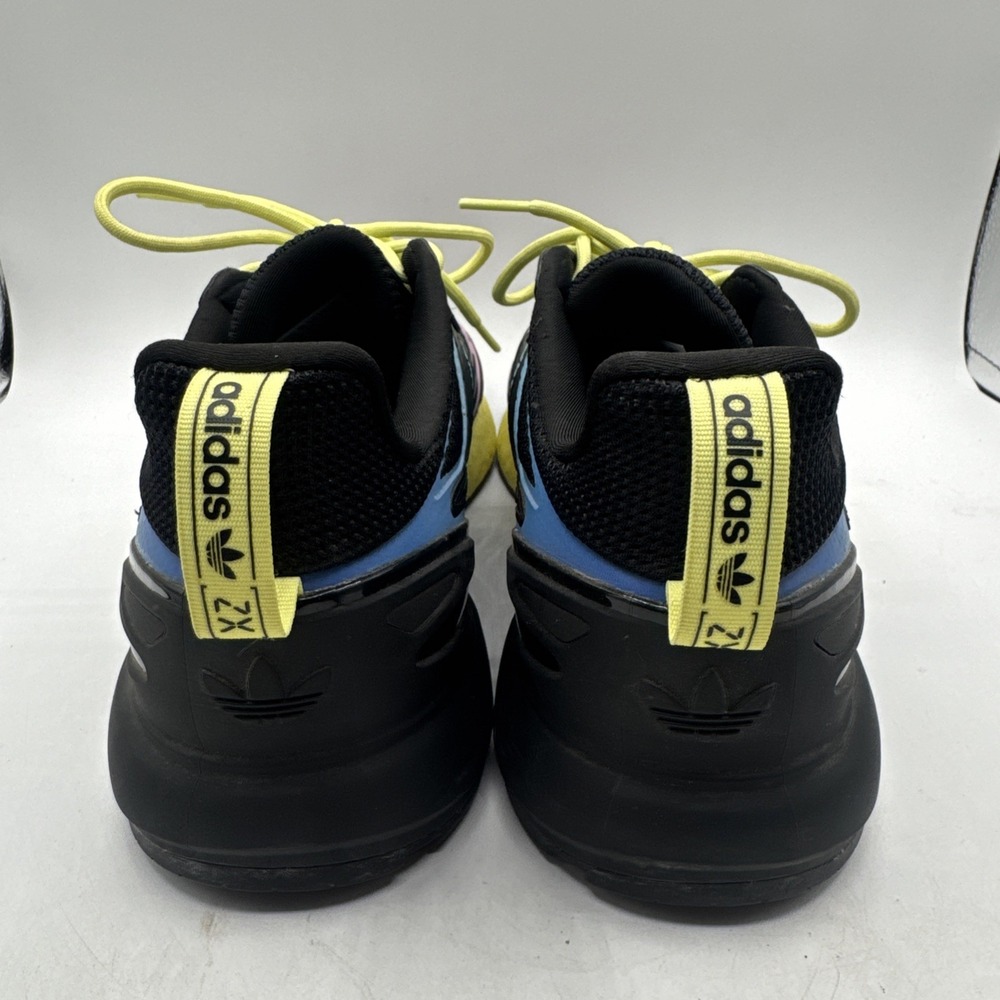 Adidas ZX 2K Boost 2.0 Men's Athletic Sneakers Black Yellow Ink GY8283 Size 9.5 - Picture 4 of 6